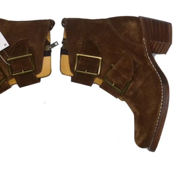 SOLD- FRYE Booties with Buckles New without Box - Picture 4 of 5